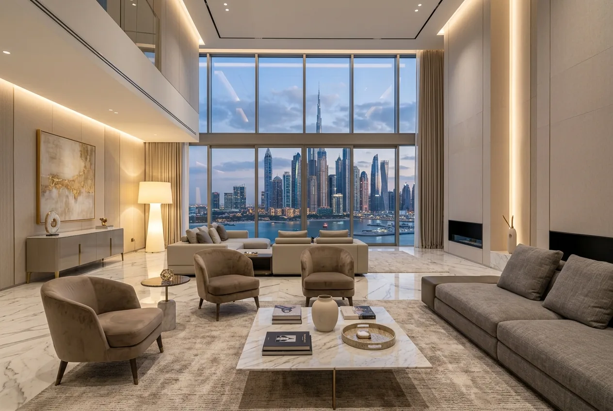 Dubai Mercato Secondario Penthouse Interior